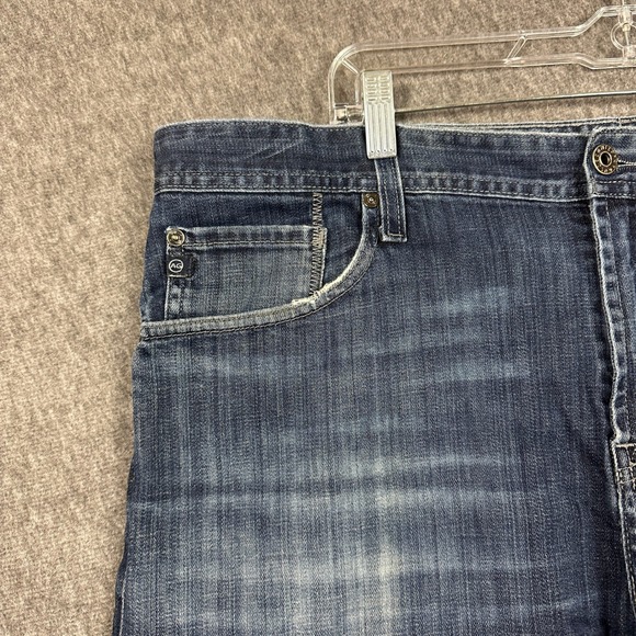 AG Adriano Goldschmied The Protégé Straight Leg Jeans Mens 40x34 Distressed - Picture 5 of 16